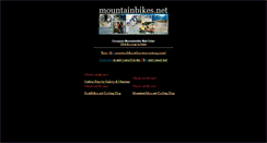 Desktop Screenshot of mountainbikes.net