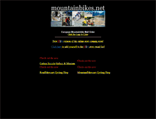 Tablet Screenshot of mountainbikes.net